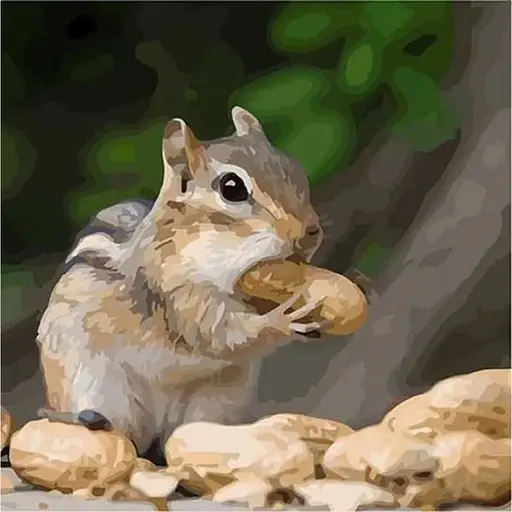 Набор для росписи ArtCraft Кроха бурундук 40x40 см (11610-AC)
