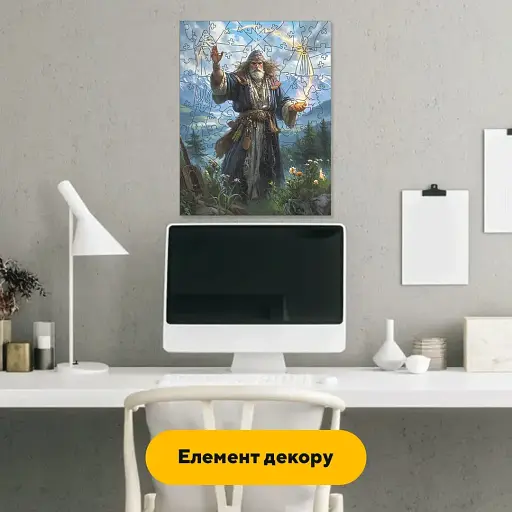 Дерев'яний фігурний пазл Мольфар, А1, Картонна коробка 500+ елементів - фото 5