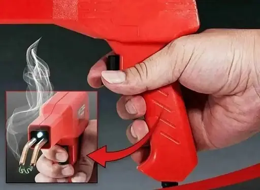 Термостеплер для ремонту пластику інструмент для паяння пластику h50 220в 50Вт Червоний - фото 5