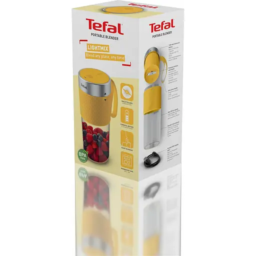 Блендер портативный Tefal Lightmix для полосы желтый (BL1C0230) - фото 15
