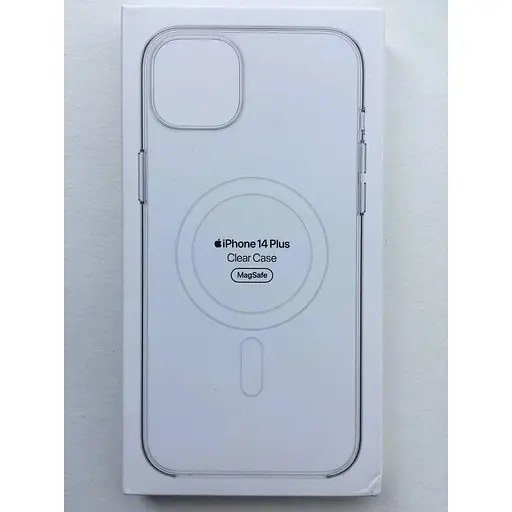 Оригинальный противоударный чехол Apple Clear Case MagSafe для iPhone 14 Plus (6.7") Прозрачный (MPU43ZE/A) - фото 4