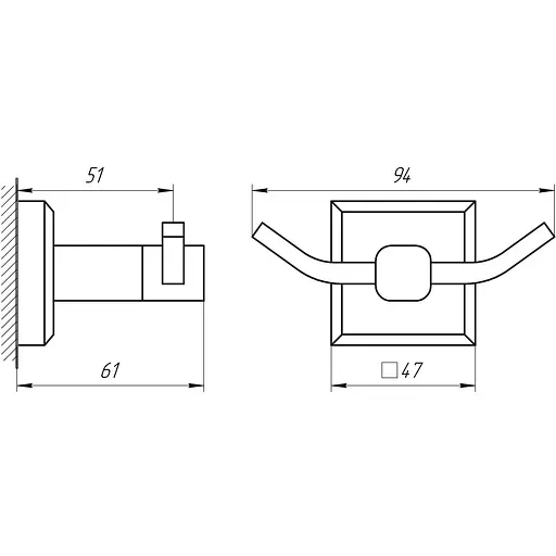Крючок TOPAZ TКВ 9925 - фото 2