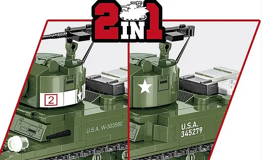 Конструктор дитячий танк M3 Stuart COBI 3129 - фото 6