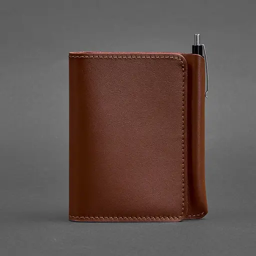 Шкіряне портмоне 2.0 світло-коричневе - фото 6