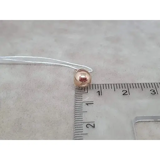 Золотые серьги-пуссеты Favoritum Шарики. 210115_7 - фото 4