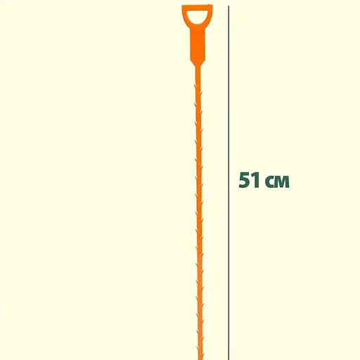 Трос для прочищения труб и удаления волос устройство для чистки канализации 51 см, Yu Xin 87640 - фото 4