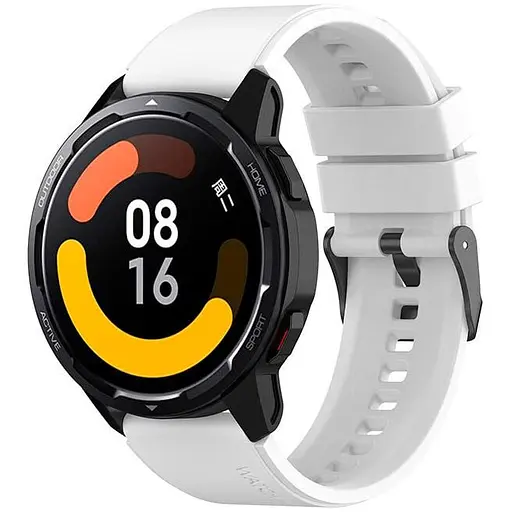 Ремешок GT для Huawei Watch 2 - белый ширина крепления 20мм силикон Watchbands (W27-9WB23060001)