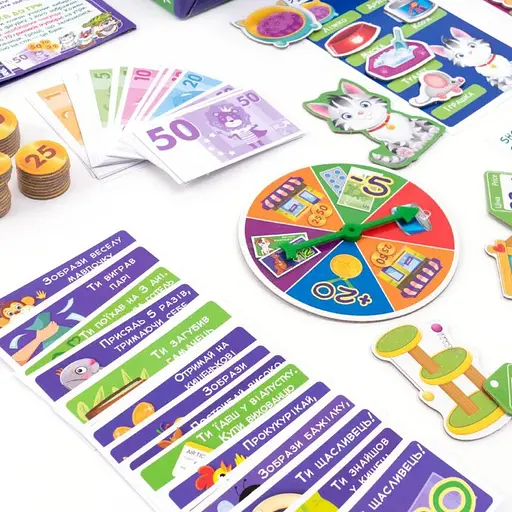 Настільна гра "Домашні улюбленці" Vladi Toys VT2312-07 з колесом удачі - фото 4