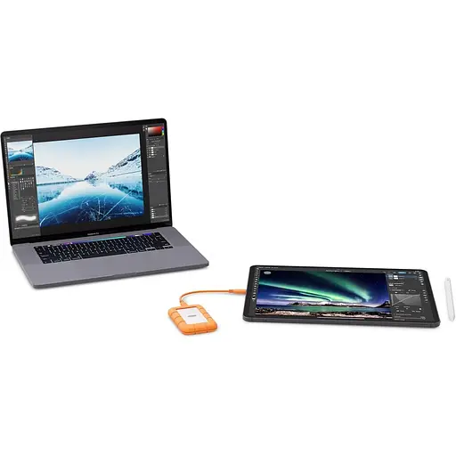 Накопитель SSD LACIE SSD 2TB External Rugged Mini (STMF2000400) - фото 7