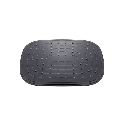 Верхній душ Kroner KRP Edelstahl Kubus - SCH704, Чорний матовий - фото 1