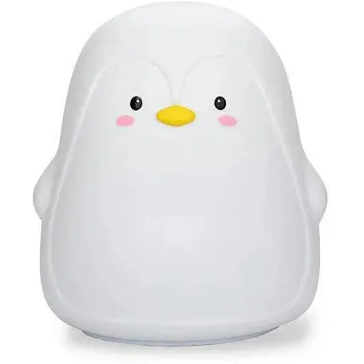 Силиконовый ночник Framily S002 аккумуляторный светильник Пингвин Белый - фото 1