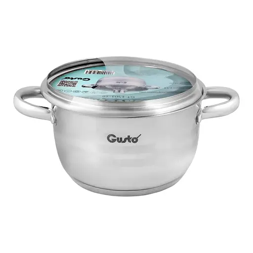 Кастрюля Gusto Nuovo Matte GT-1501-18, 18 см 2.6 л (old) (121297) - фото 4