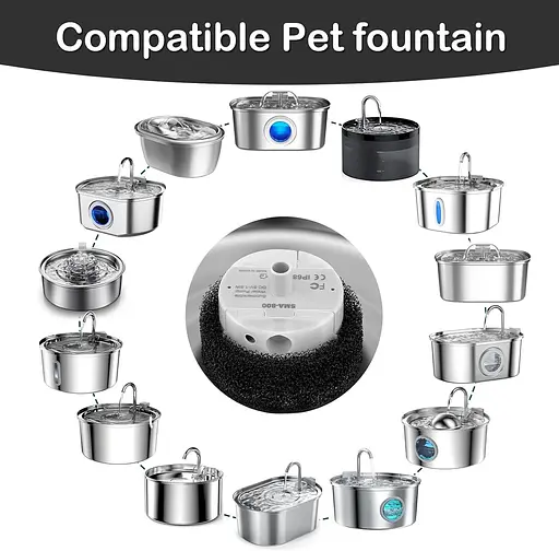 Насос для фонтана для кішок, Запасний насос для фонтана для хатніх тварин SMA-800 - фото 5