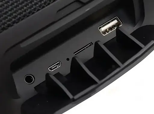 Портативная Вluetooth колонка Boombox 2 B15/ 8172 Бумбокс RGB‑подсветка 1800 mAh 2х5 Вт microSD Вlack - фото 3