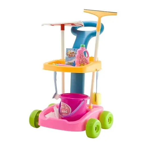 Игровой набор Уборка с тележкой IE328