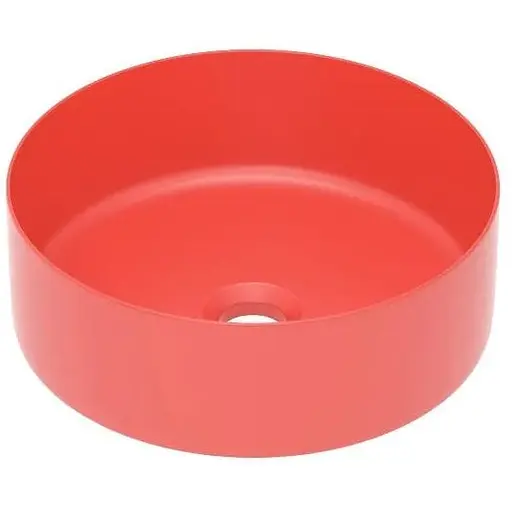 Умивальник накладний Imprese 35,8x35,8x13,7 см matt red i11102MR, Червоний - фото 1