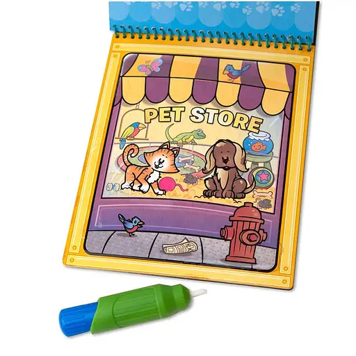 Водна розмальовка з ручкою Melissa & Doug Water WOW Тварини (SM93200/6074878) - фото 4