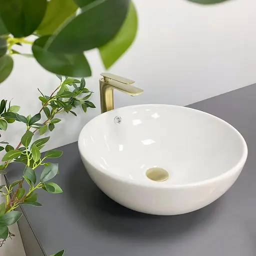 Умивальник VBI Brunico S white накладний VBI-015201, Білий - фото 1