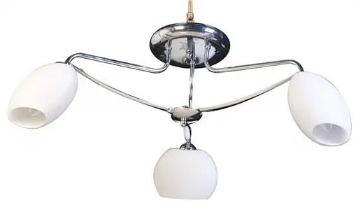 Люстра потолочная Brille классическая E14 40W CH (LK-216C/3)