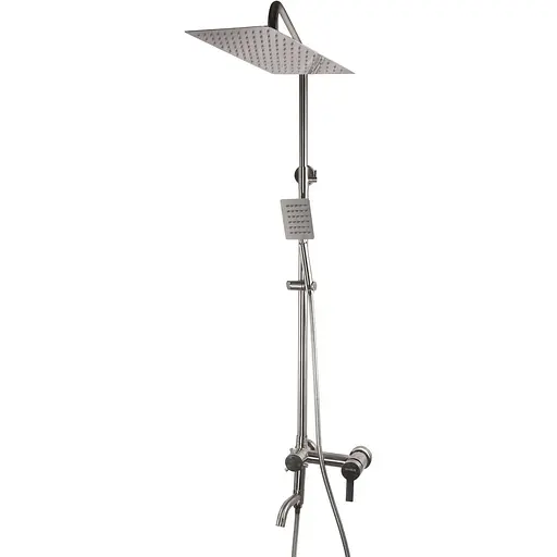 Душова система Globus Lux Alpen SBT1-SQ-02-304, Нержавіюча сталь - фото 1