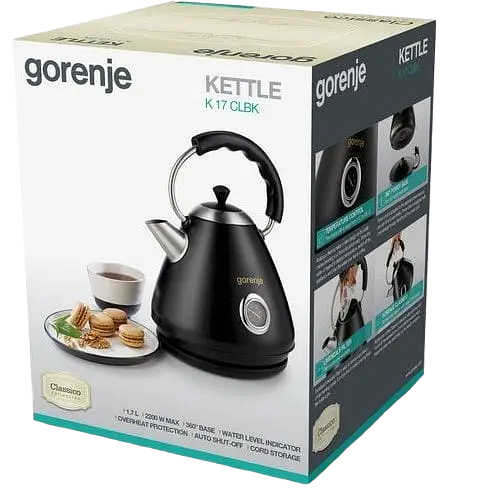Электрочайник Gorenje K 17 CLBK (6551976) - фото 3
