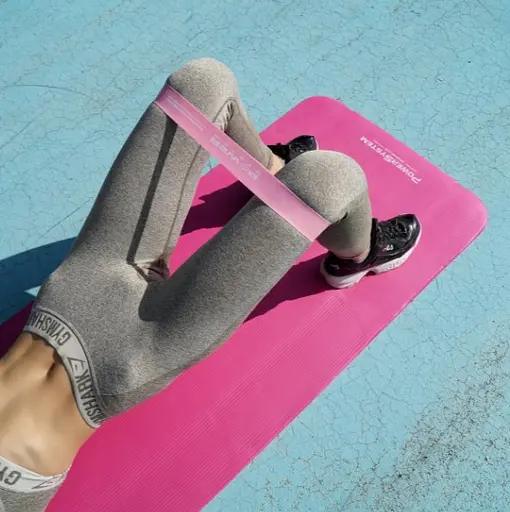 Гумка для фітнесу Power System PS-4061 Flex Loop Light Pink опір 12 кг (PS_4061_Pink) - фото 5