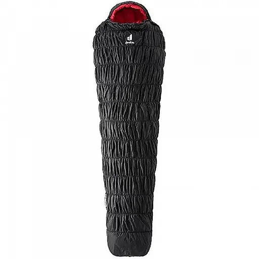 Спальник Deuter Exosphere 0° L Black-Fire L лівий (1052-3700221 7530 1)