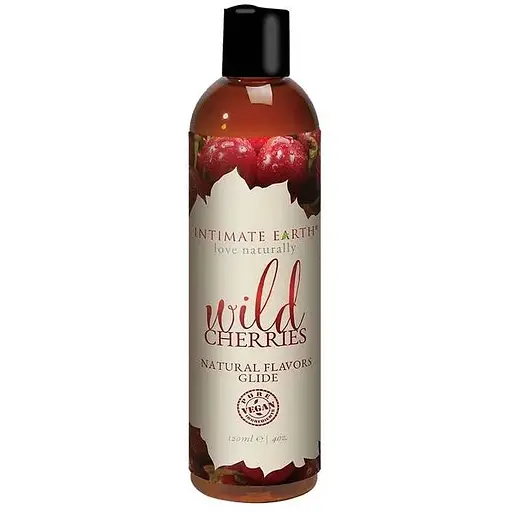 Лубрикант на водній основі Intimate Earth Natural Flavors вишня 120 мл