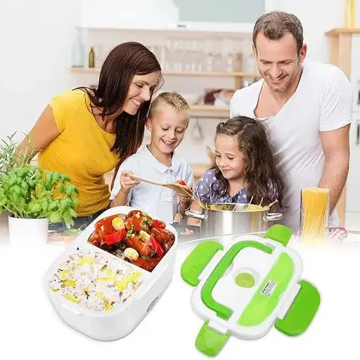 Ланчбокс з підігрівом electric lunch box електричний контейнер для їжі судочок з підігрівом - фото 8
