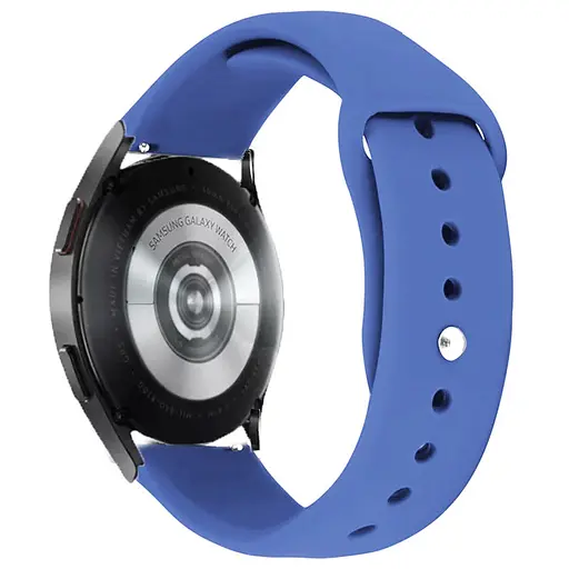 Силиконовый ремешок Sport для Smart Watch 20mm Синий/Royal blue