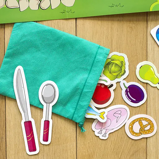 Навчальні пазли. Вивчаємо продукти харчування. Iq-club для малюків (у) 13203003 - фото 8