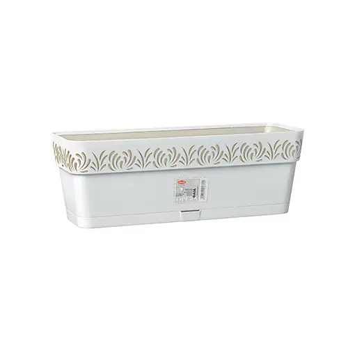 Вазон пластиковый OPERA GAIA, прямоугольный, с автополивом, 9,5 л (88800)