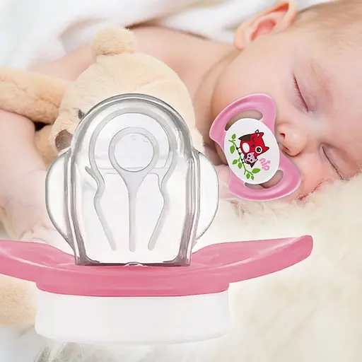 Уценка. Пустышка Nip Miss Dent №3 Совы, 13-32 мес., розовый (31802) - фото 3