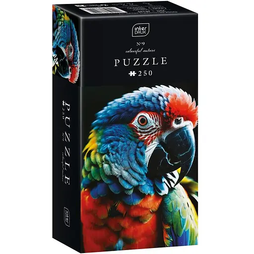 Пазли тришарові Interdruk Барвиста природа Папуга 250 шт. (385550)