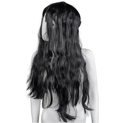 Парик Уэнзди Адамс, расплетенный - фото 2