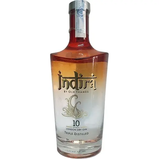 Джин Indira London Dry Gin 39% 0.7 л