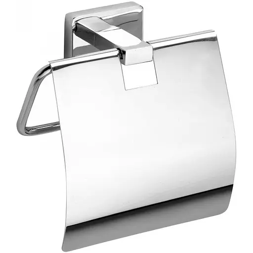 Держатель для туалетной бумаги Bemeta Niki с крышкой 153112012 Хром - фото 1