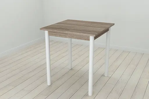 Стіл кухонний Ferrum-decor Агата 75x70x70 Білий ДСП Сонома Трюфель 16мм (FRD-106241) - фото 3