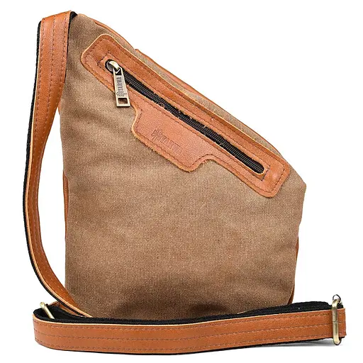 Кожаная мужская сумка через плечо TARWA 23х28х4 см sum0025824 - фото 2