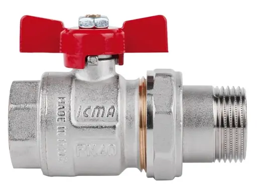 Кран кульовий Icma "Американка" 1" прямий №347 (87347AF11) - фото 2