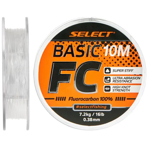 Флюорокарбон Select Basic FC 10 м 0.28 мм 10 lb/4.3 кг
