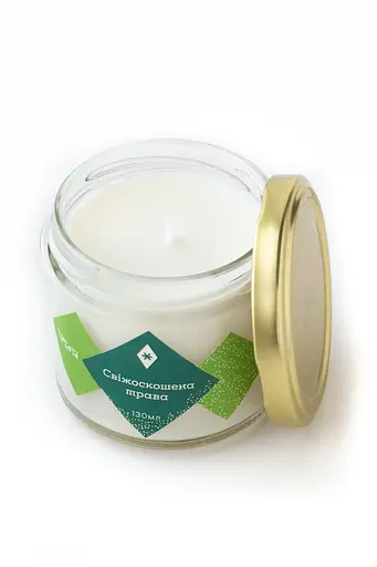 Свіжоскошена трава 250 мл, 30 год Соєвий віск Мініатюри (130мл) - фото 4