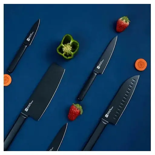 Ножі металічні з підставкою Huo Hou 5 предметів hu0076 - фото 6