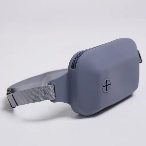 Сумка для лакомства и пакетов для собак Пушистое Счастье для прогулок и дрессуры серая - фото 1