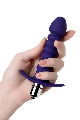 Анальна пробка ToDo Anal Vibrator Condal 14 см (фіолетовий) - фото 4