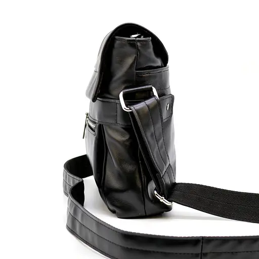 Кожаная мужская сумка через плечо TARWA 24х30х6 см sum0025888 - фото 6