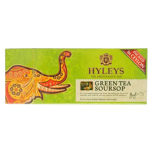 Чай Hyleys зеленый с саусепом 30 г (20 шт. x 1.5 г) - фото 2