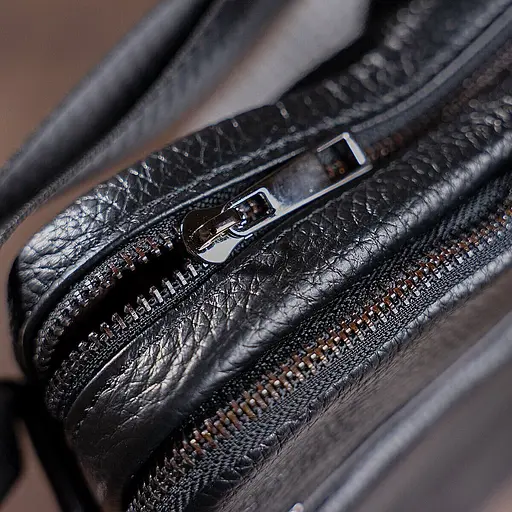 Сумка чоловіча зерниста Vintage 19х21,5х5,5 см sum0028945 - фото 9