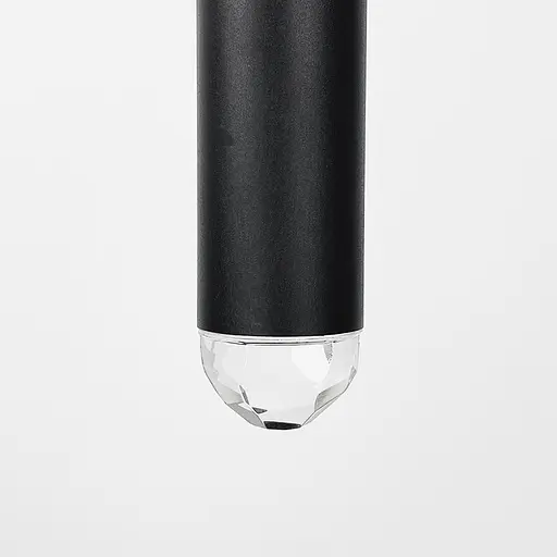 Видовжений підвіс у чорному корпусі в стилі модерн 62 см | Арт. AA 435/1 BK | Line F - фото 6