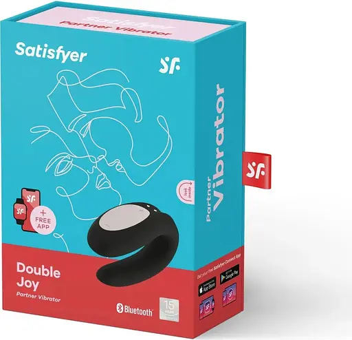 Смарт-вібратор для пар Satisfyer Double Joy Black SO3898 (95270) - фото 7